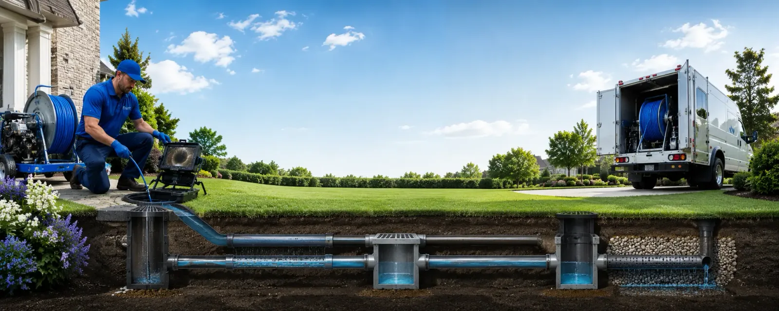 Outdoor drain cleaning information for Inwood, IA
